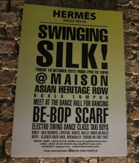 Hermes Swinging Silk Party, Malaysia 2012