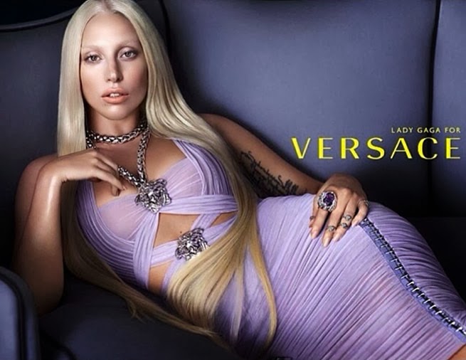 Newsflash: Lady Gaga as Donatella Versace's Doppelgänger in the New Campaign!