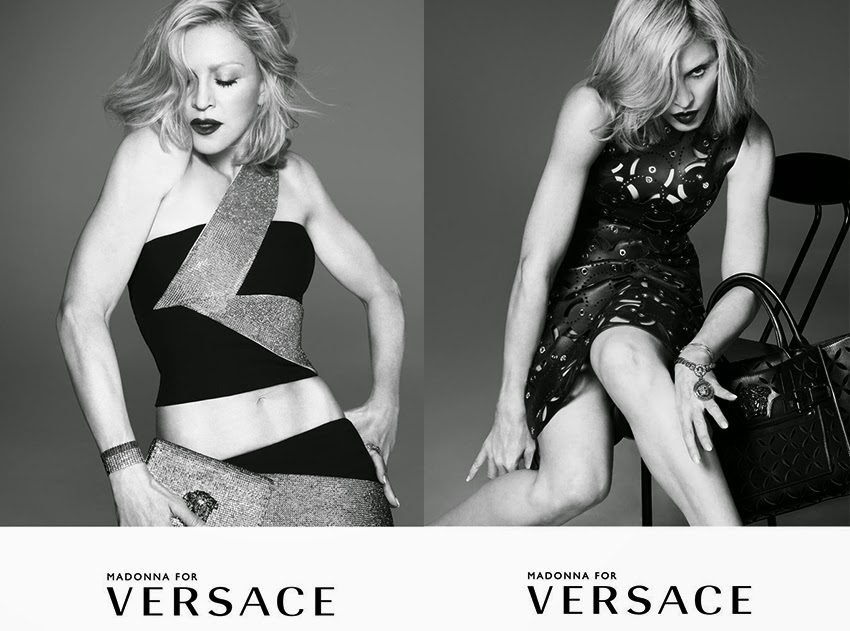 Madonna for Versace Spring 2015