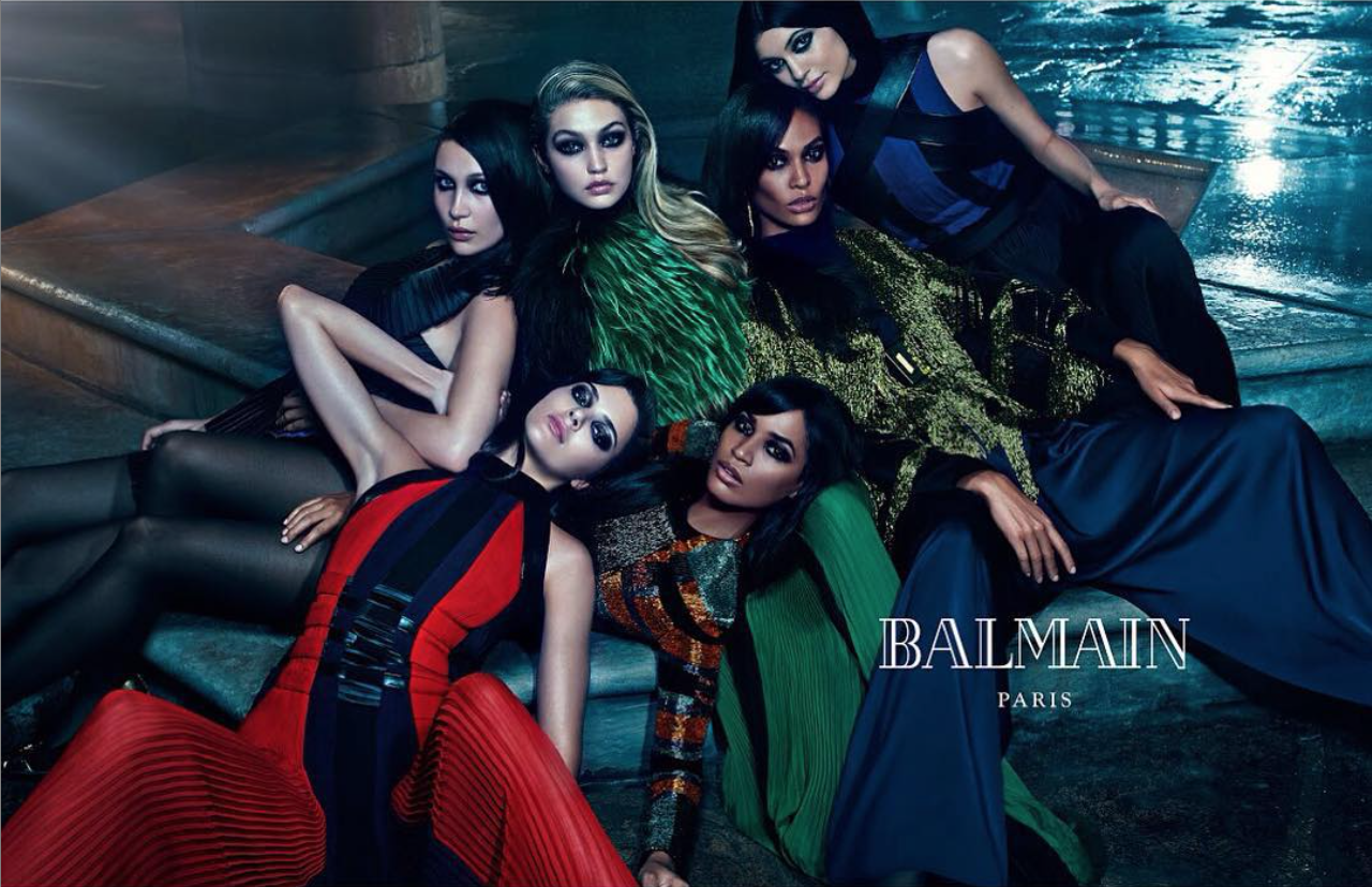 Balmain's Fall/Winter 15 Ad Campaign Starring Kylie & Kendall Jenner!