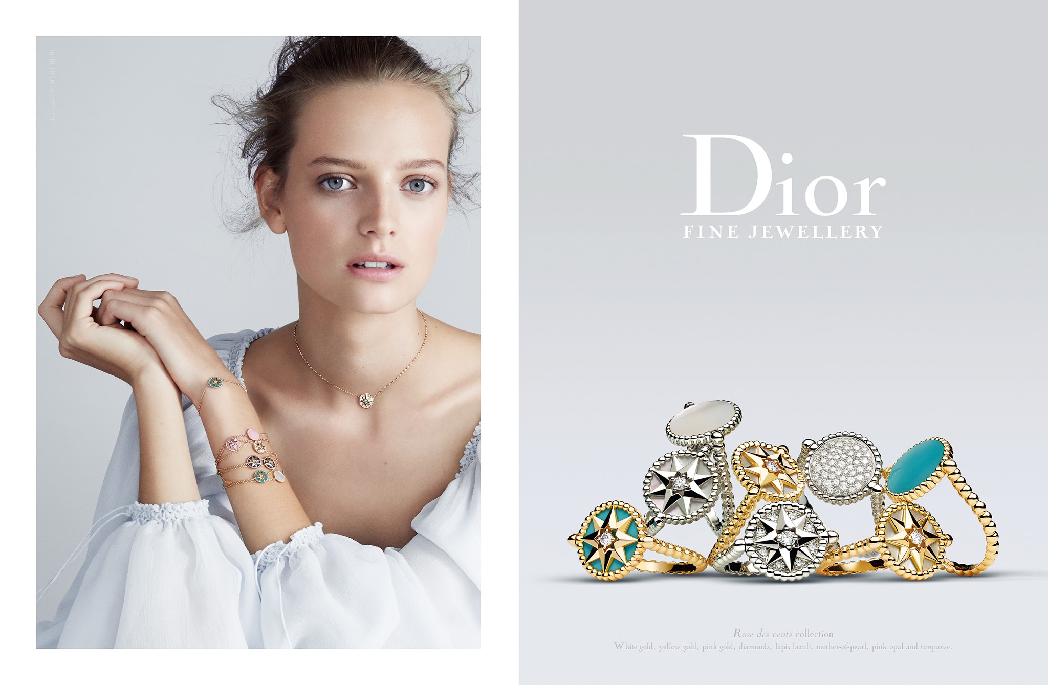 Dior's Latest Rose des Vents Campaign
