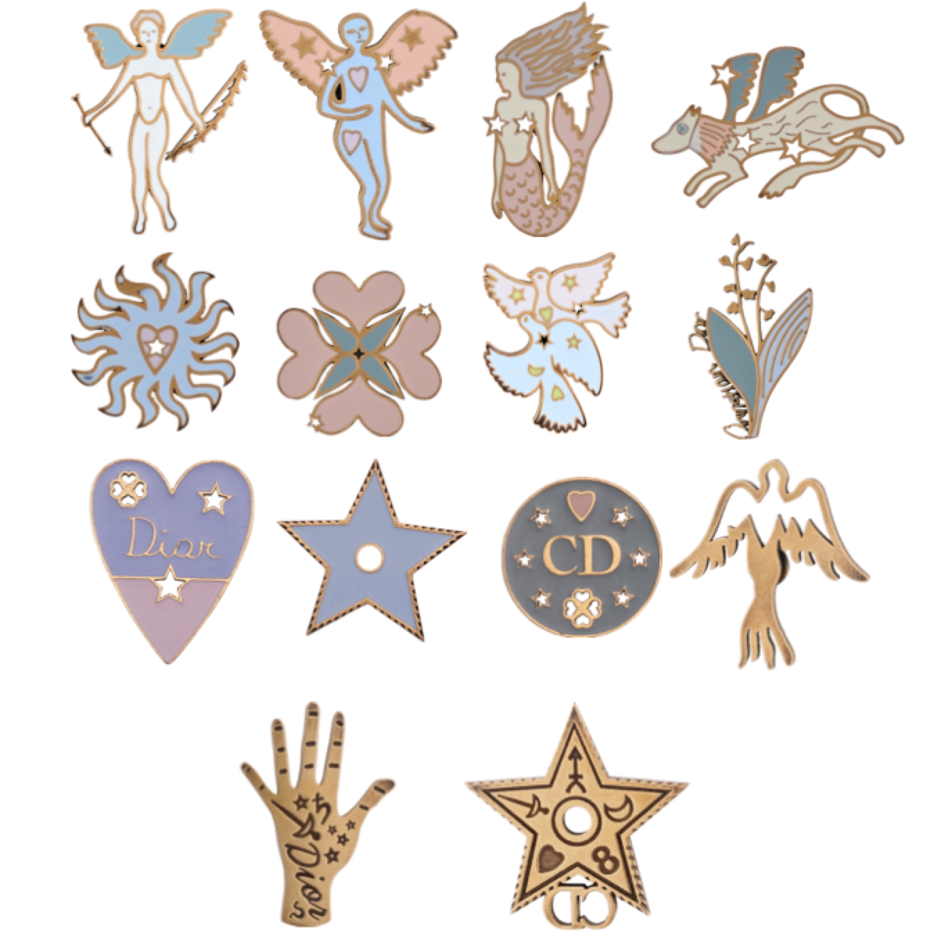 New My Lady Dior Pins Collection 