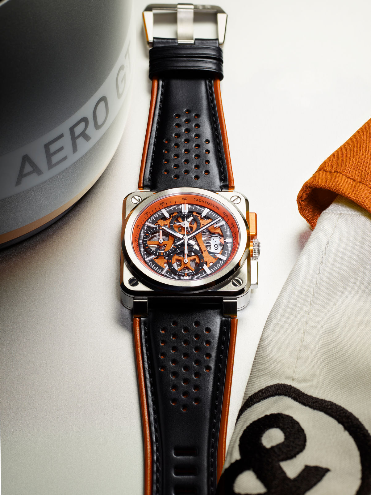 Bell & Ross Limited Edition AeroGT Orange Timepiece