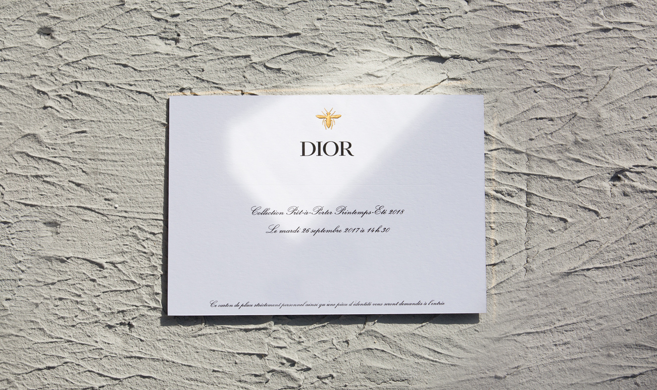 Watch Dior's Spring/Summer 18 show LIVE from Paris HERE TONIGHT!