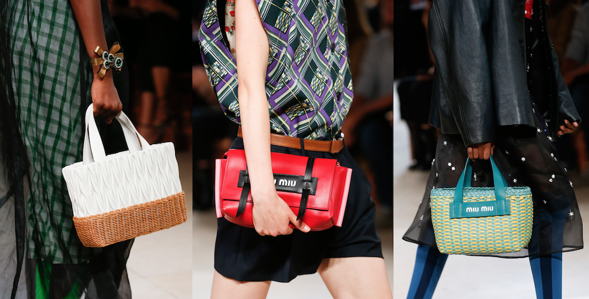 #PFW: Miu Miu's Spring/Summer 18 Bags Report