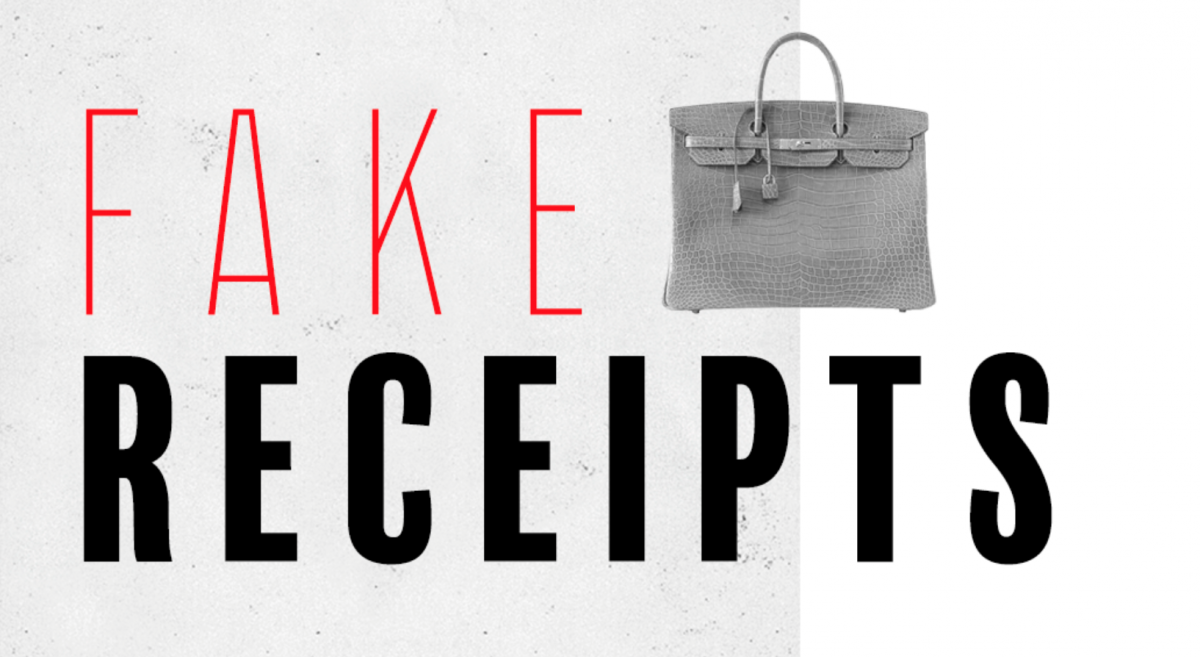 Fight Against Fakes: "Replacement Receipts" For Designer Bags Sold Online!