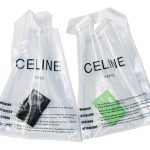 Celine Clear Vinyl Plastic Shopping Bag SS18