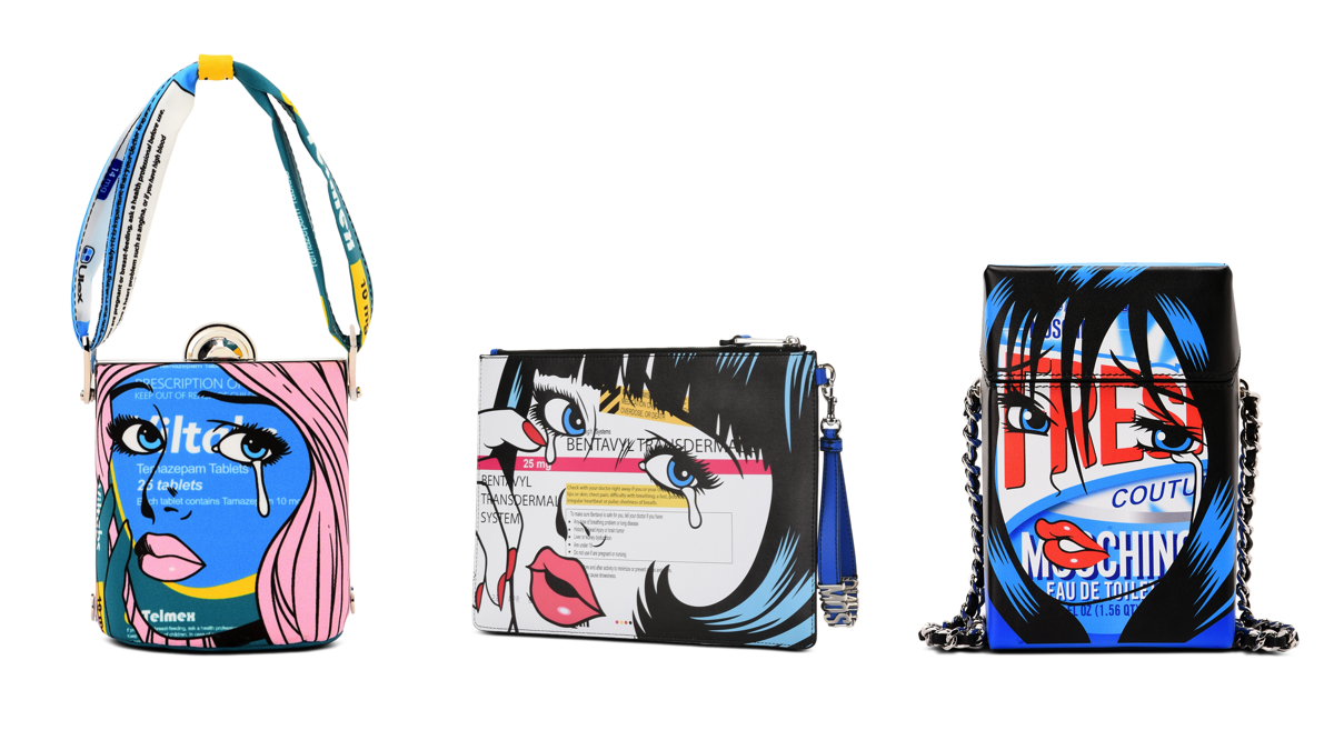 Moschino Eyes FW18 Capsule Collection Bags