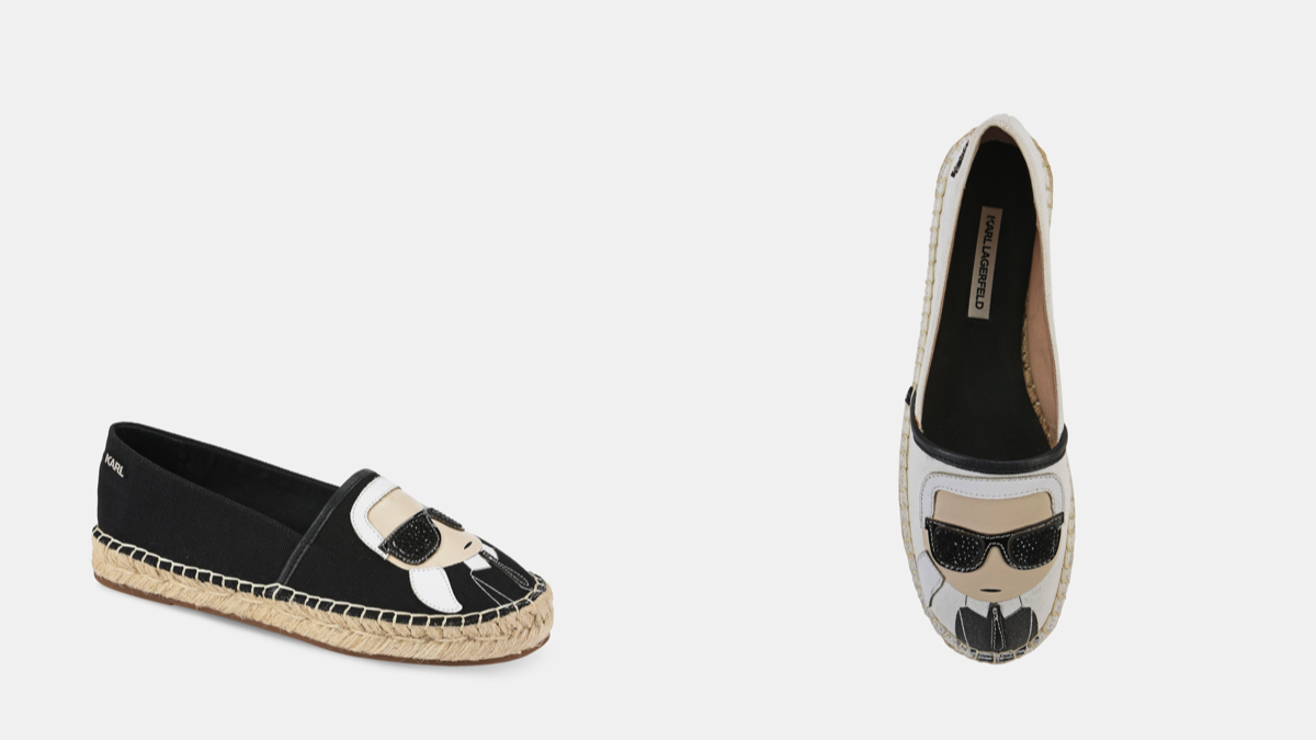 Toosday Shoesday: Karl Lagerfeld Ikonik Espadrilles