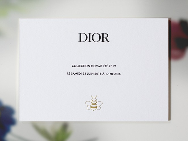 Dior Men's SS19 Show Invite
