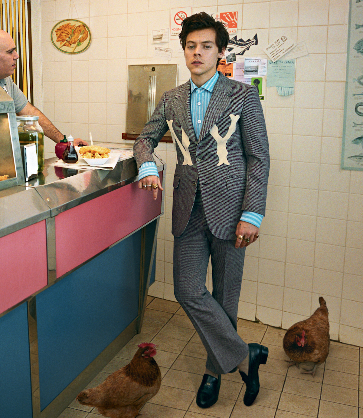 Gucci Men's Tailoring Campaign FW18 Harry Styles