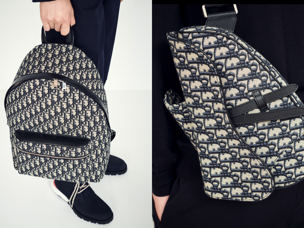 Dior Oblique Men's Backpack and Saddle Bag