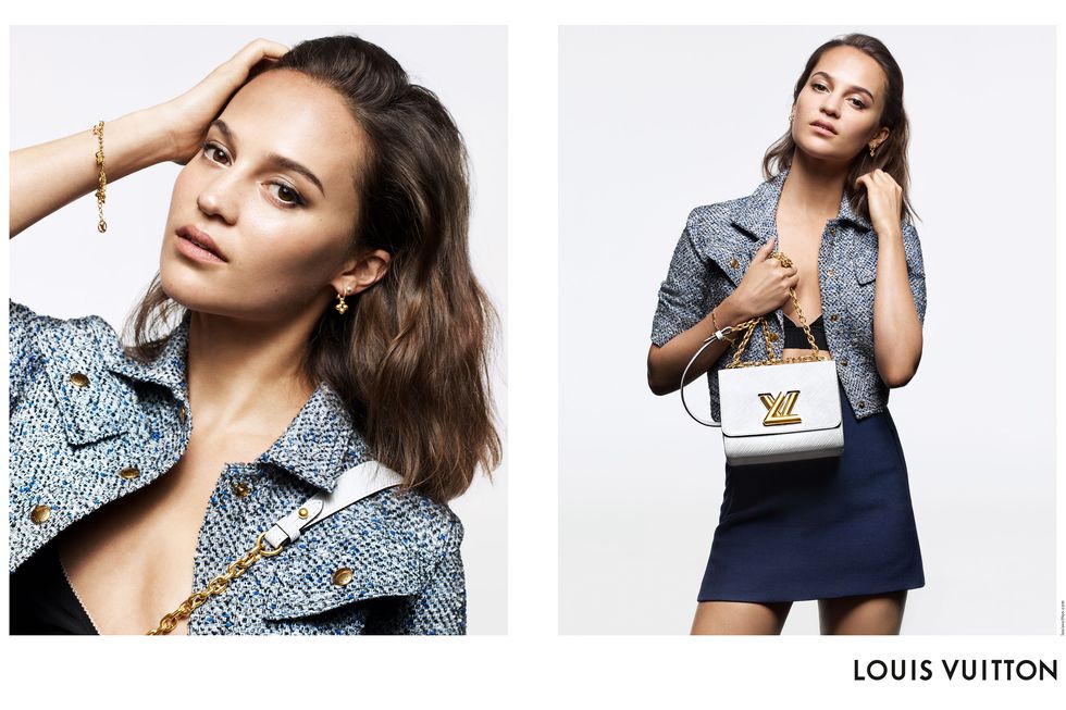 Louis Vuitton New Classics Campaign Alicia Vikander LV Twist