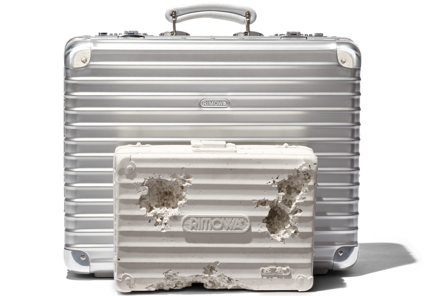 RIMOWA x Daniel Arsham Limited Edition Eroded Suitcase