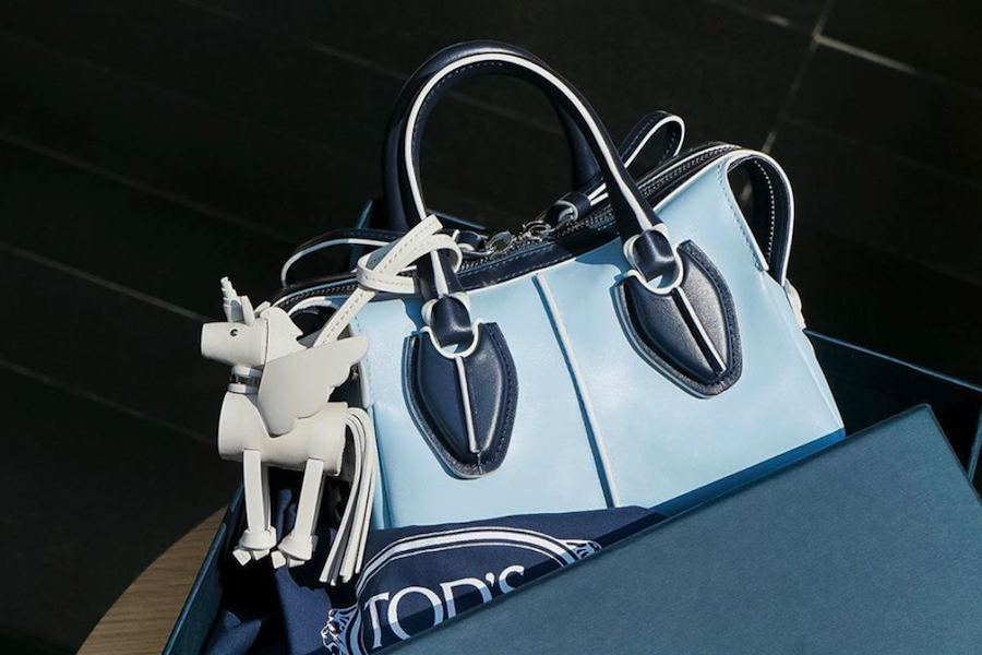 Tods x Mr Bags Unicorn Mini D Styling Bag