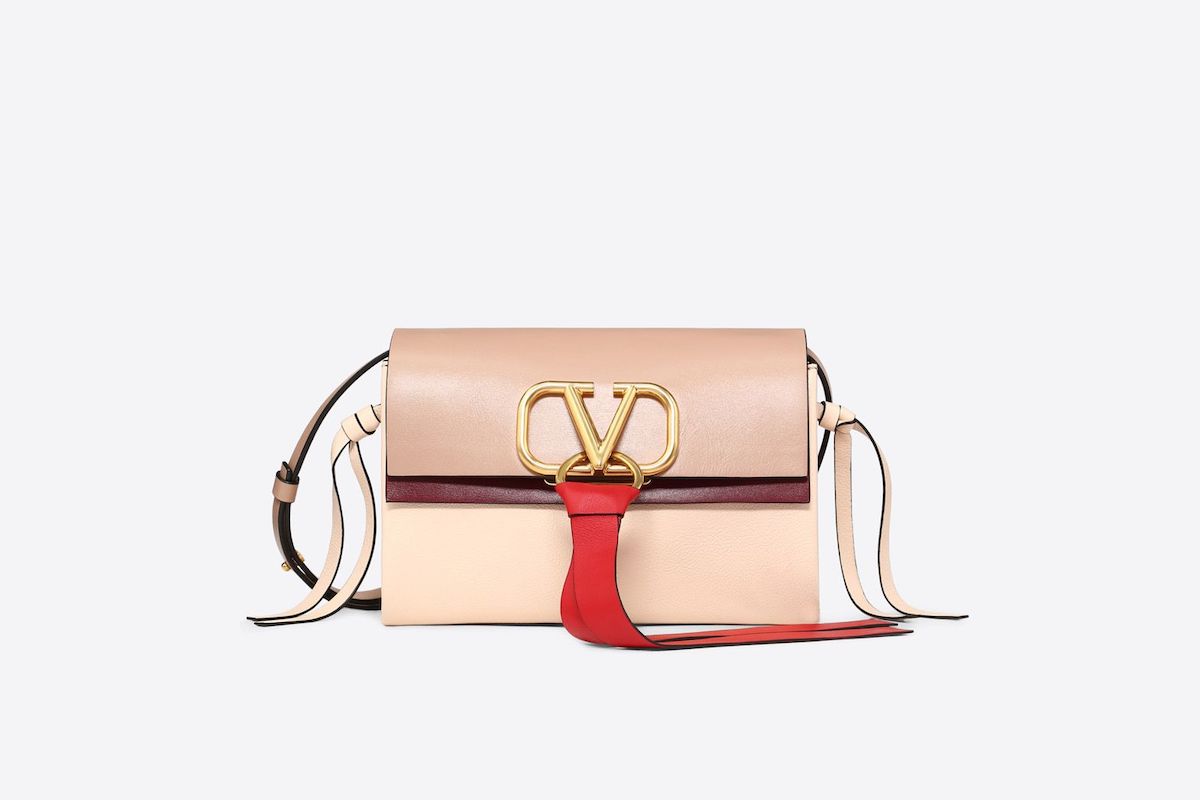 Valentino Small V Ring Shoulder Bag