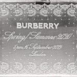 Burberry SS20 Livestream Show Invitation