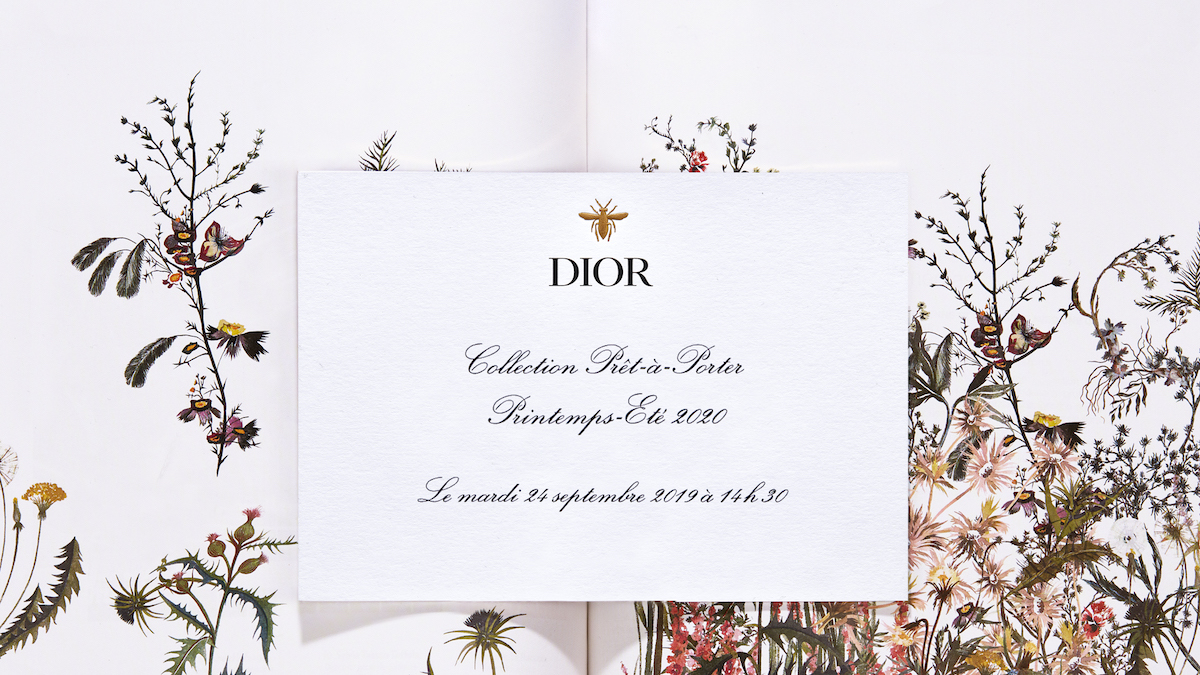 Watch Dior's Spring/Summer 20 Show LIVE From Paris Fashion Week HERE TONIGHT!