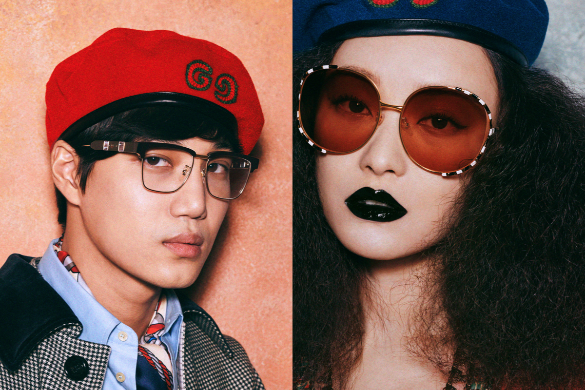 Gucci's Fall/Winter 19 Eyewear Campaign Starring Ni Ni and Kai