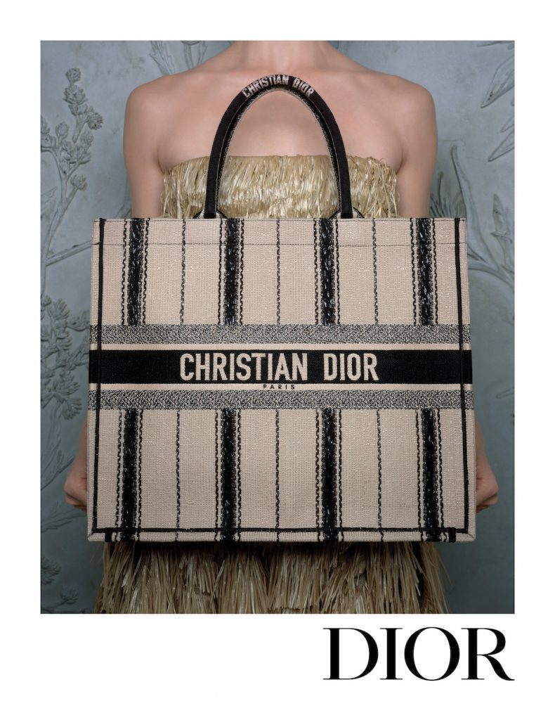 Dior-Spring-Summer-2020-Campaign-Striped-Book-Tote