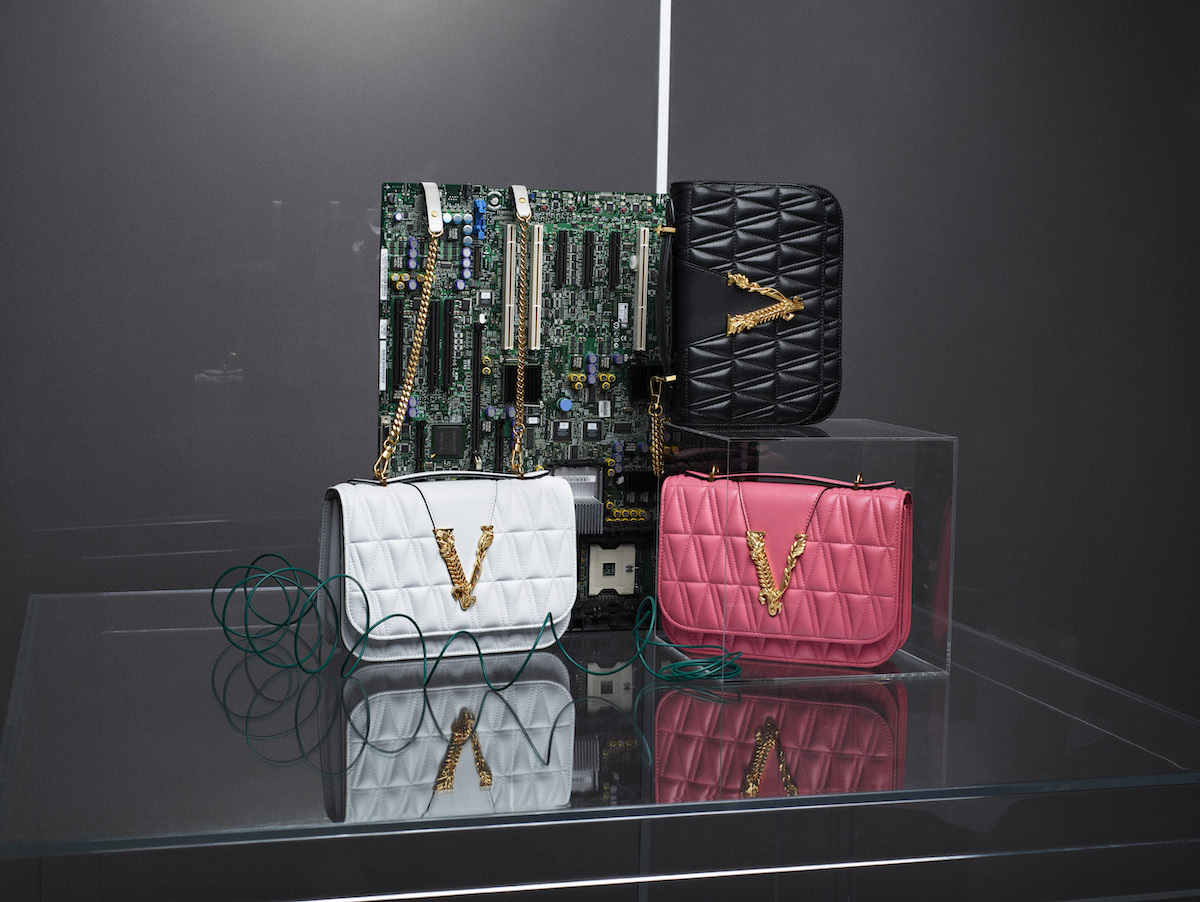 Versace SS20 Virtus Quilted Bags