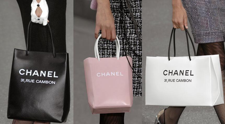 Chanel Lambskin Paperbag Tote Bags Spring Summer 2009