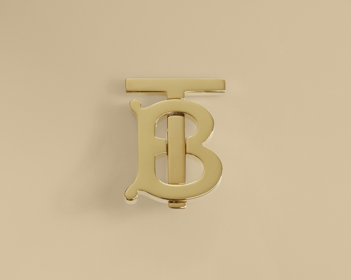 Burberry TB Logo 24 carat Gold Plated