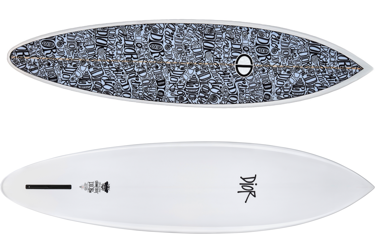 Dior x Stussy Limited Edition Surfboard