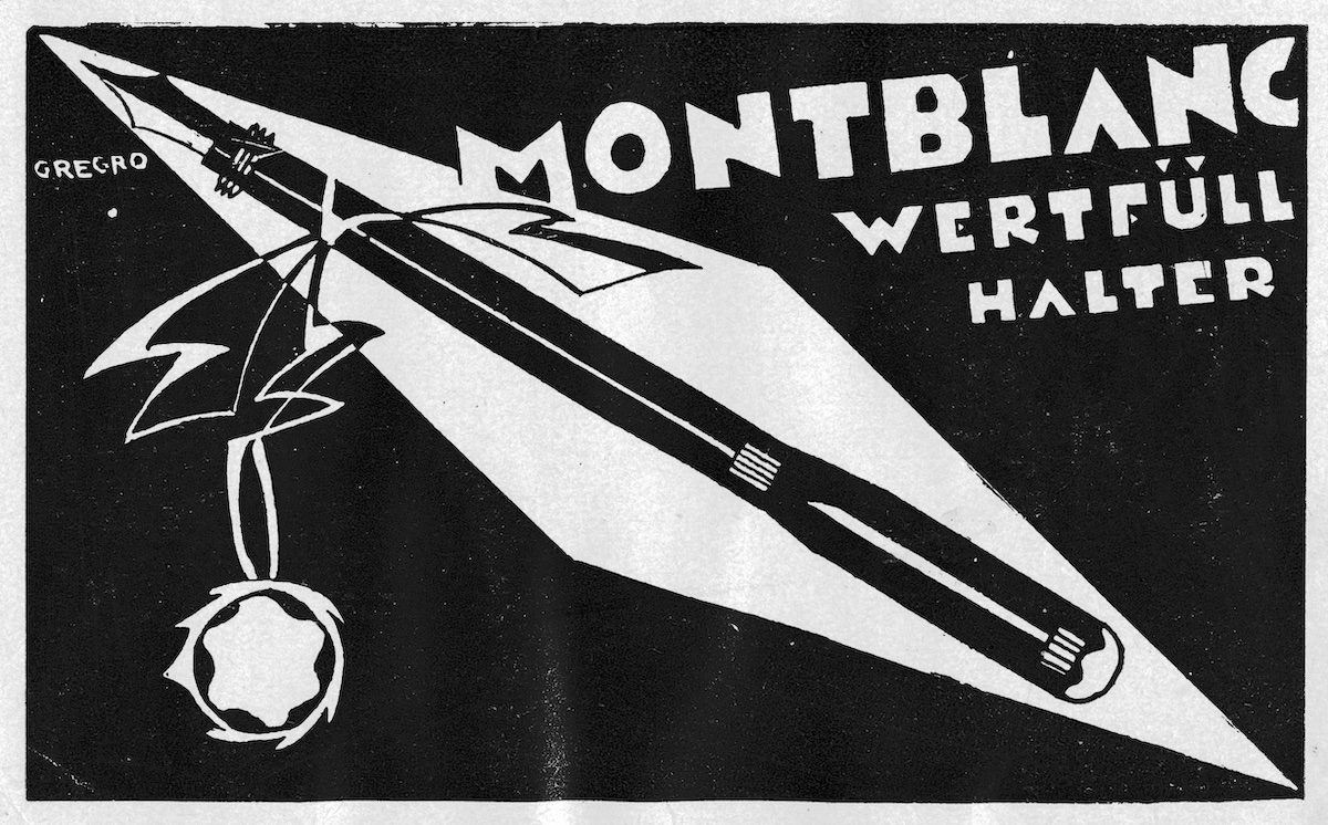 Montblanc Archive M Gram Typography
