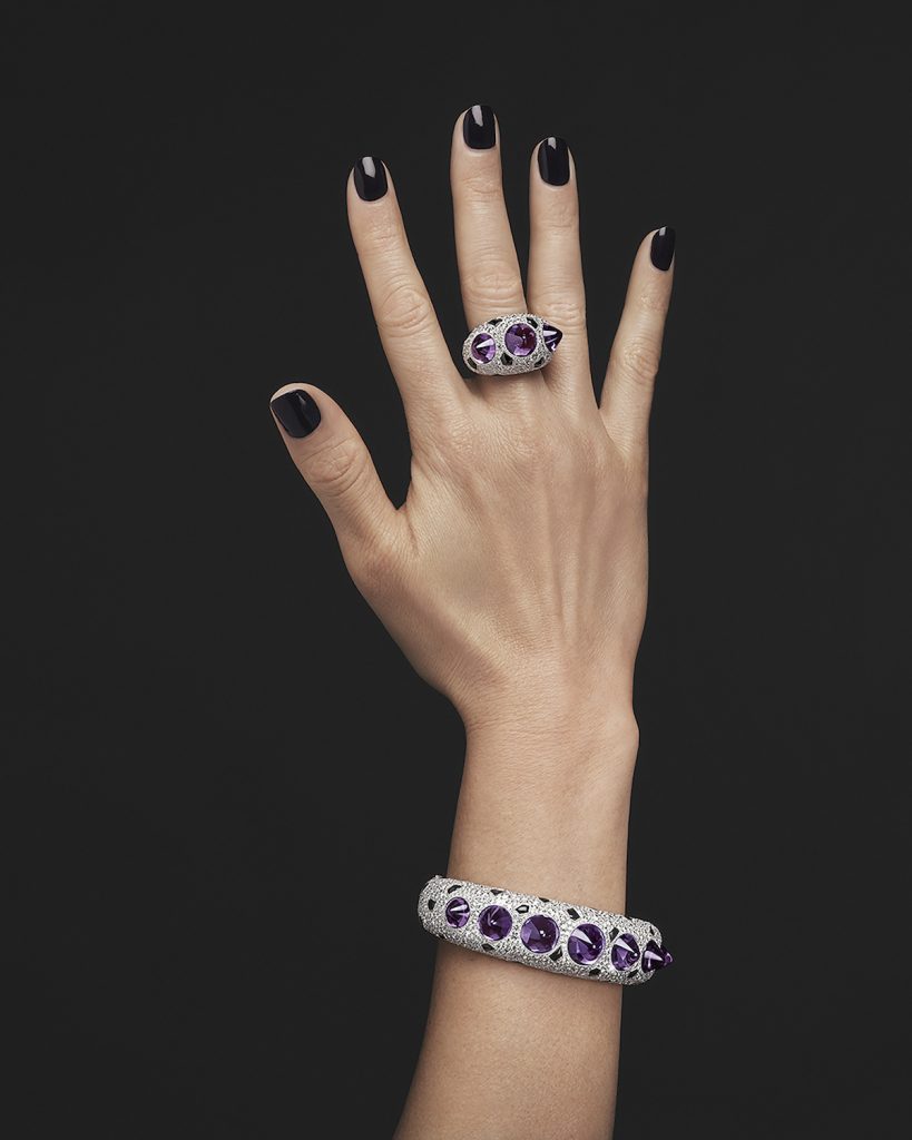 Cartier Clash Unlimited Amethyst Ring and Bracelet