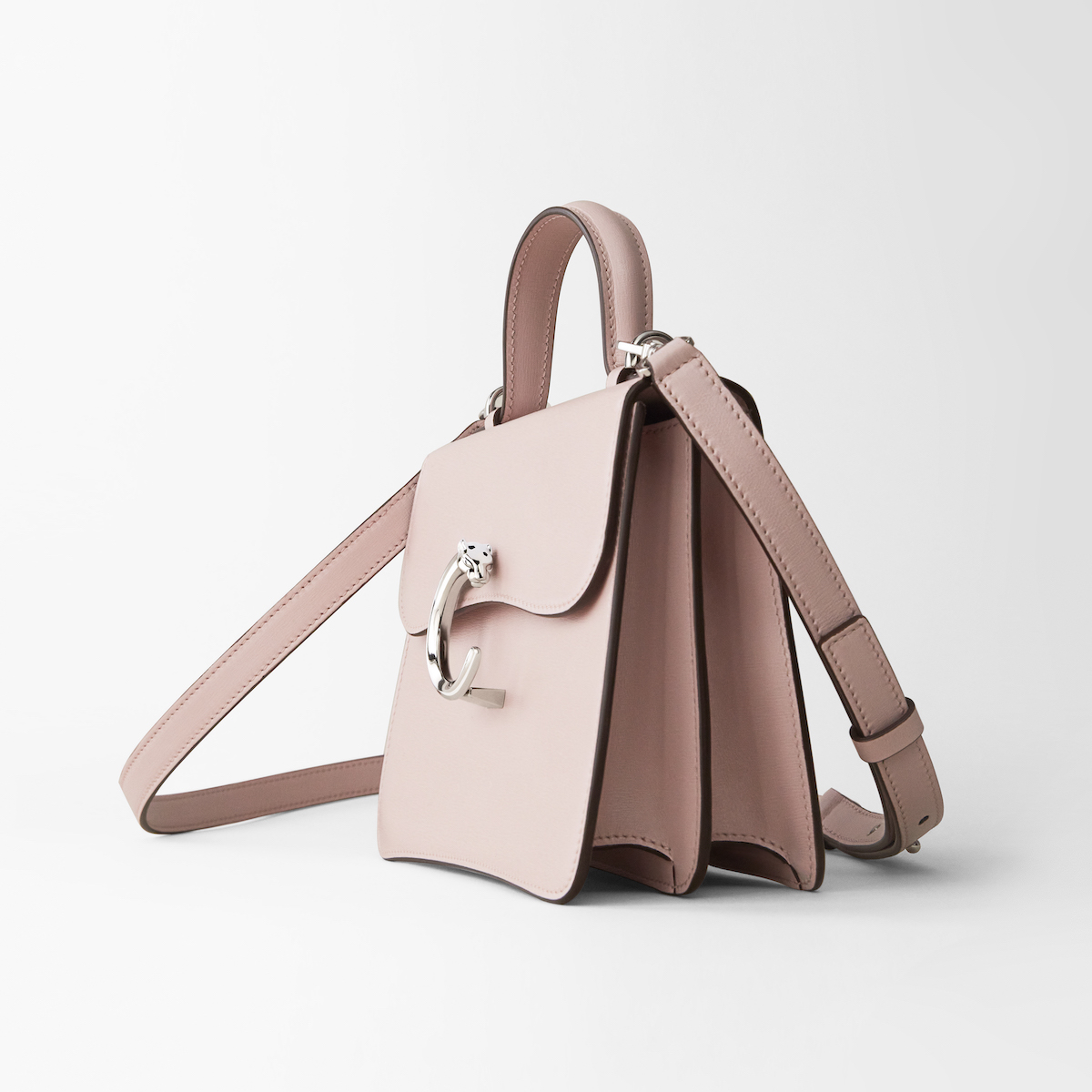 Panthère de Cartier Bag Pale Pink Side Profile